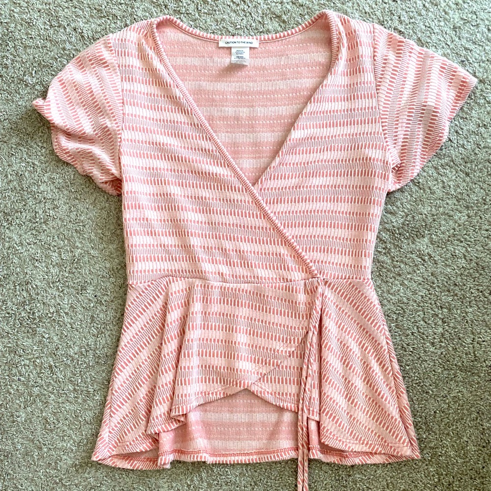 M - Pink Short Sleeve Top